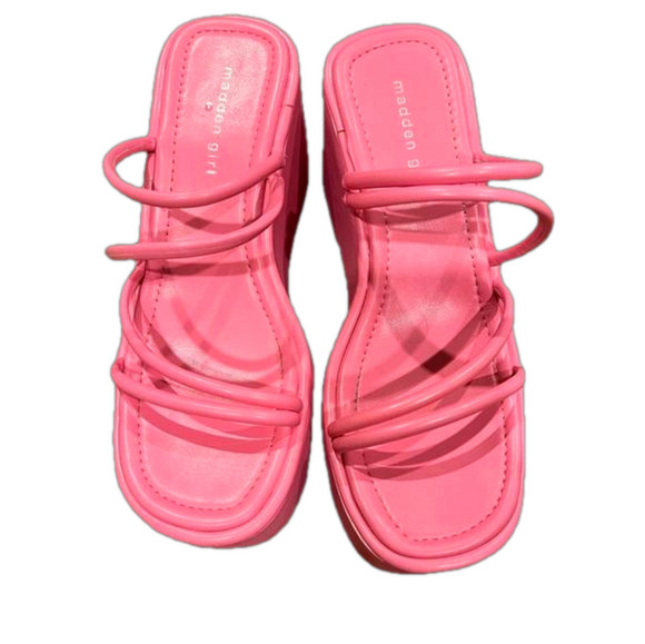 MADDEN GIRL pink platform sandals! - Picture 1 of 5
